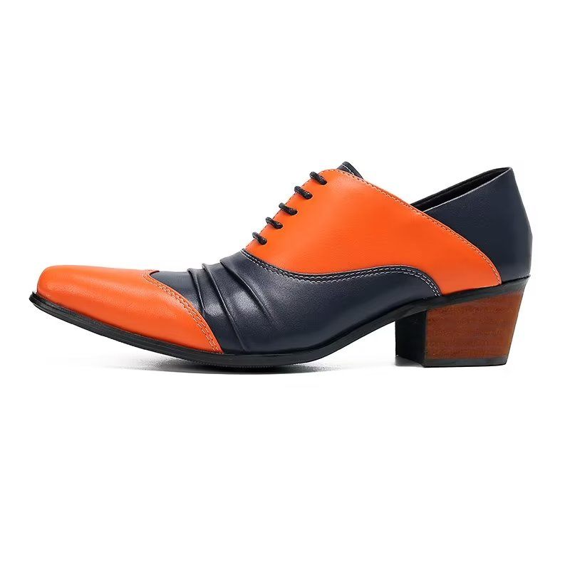 Formale Herrenschuhe Slip-on-oxford-kleiderschuhe - Orange