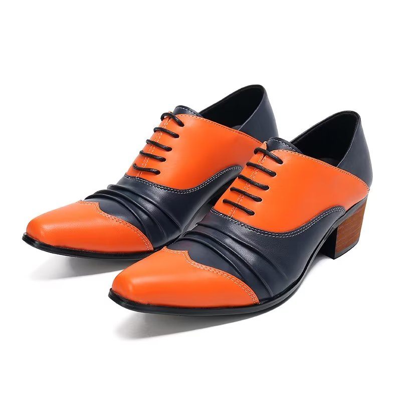 Formale Herrenschuhe Slip-on-oxford-kleiderschuhe - Orange