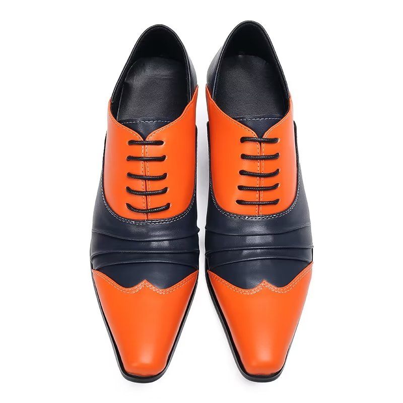 Formale Herrenschuhe Slip-on-oxford-kleiderschuhe - Orange