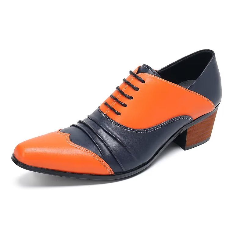 Formale Herrenschuhe Slip-on-oxford-kleiderschuhe - Orange