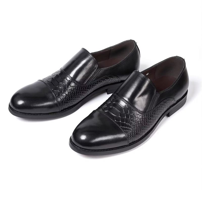 Formale Herrenschuhe Sophisticate Slip-on-leder-eleganz - Schwarz