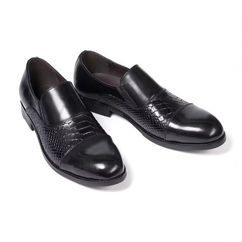 Formale Herrenschuhe Sophisticate Slip-on-leder-eleganz - Schwarz