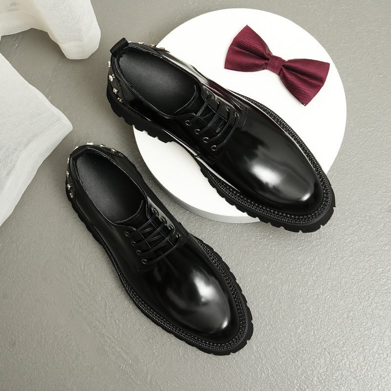 Formelle Herrenschuhe Anspruchsvolle Oxford-schuhe - Schwarz