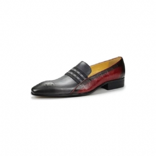 Formelle Herrenschuhe Aus Echtem Leder Elegante Gentleman-loafer Rindsleder