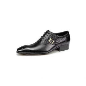 Formelle Herrenschuhe Aus Echtem Leder Elegante Hochzeits-brogue-schuhe