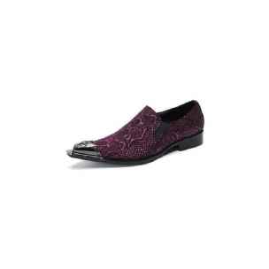 Formelle Herrenschuhe Aus Echtem Leder Elegante Slip-on-kleiderschuhe