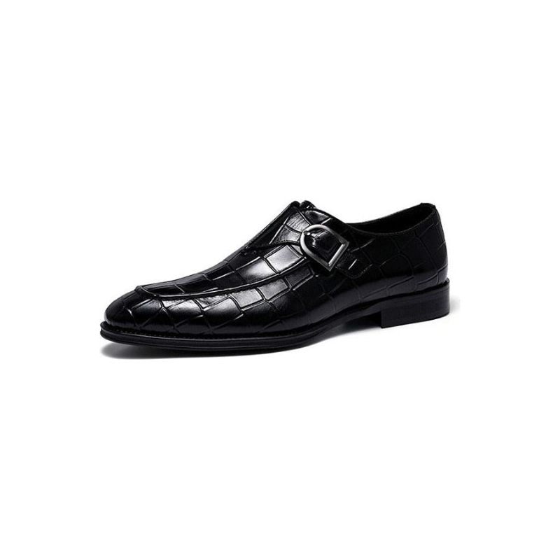 Formelle Herrenschuhe Aus Krokodilleder Elegante Slip-on-schuhe Mit Spitzer Zehenpartie