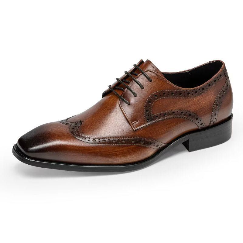 Formelle Herrenschuhe Brogue-schuhe - Kaffee