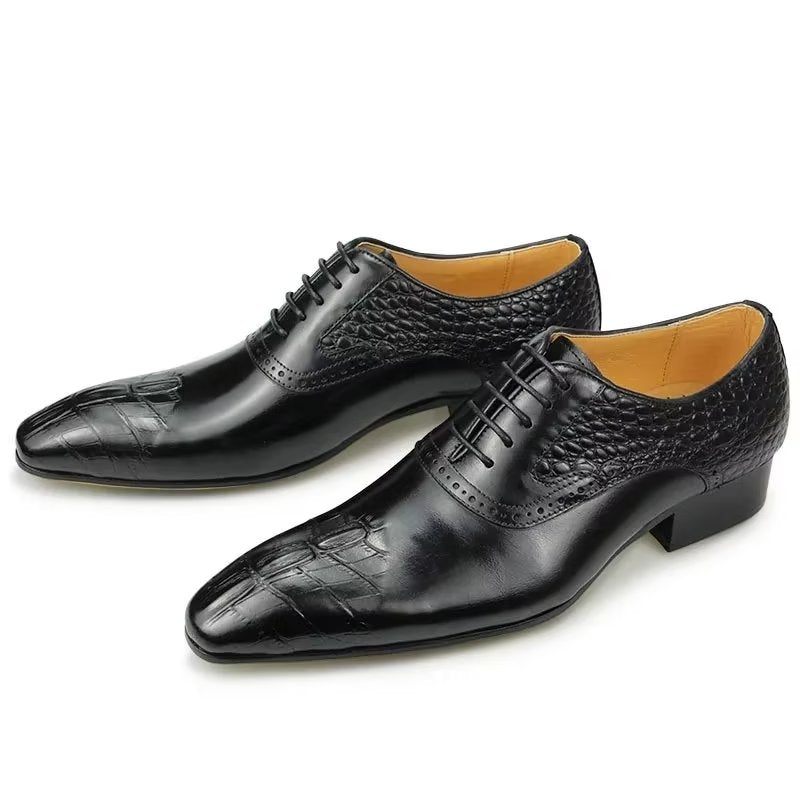 Formelle Herrenschuhe Deluxe-leder Opulente Brogue-hochzeits-oxford-schuhe