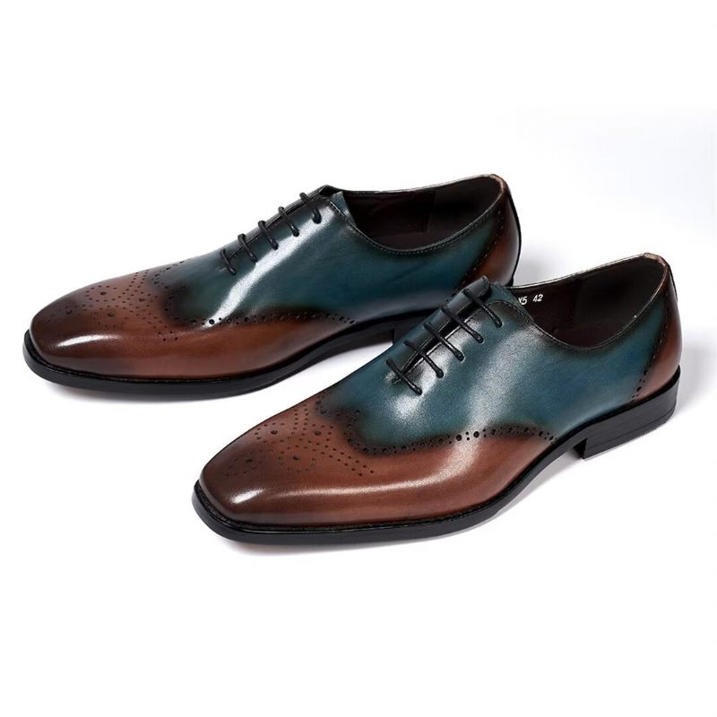 Formelle Herrenschuhe Distinguished-kleiderschuhe Für Herren - Blau