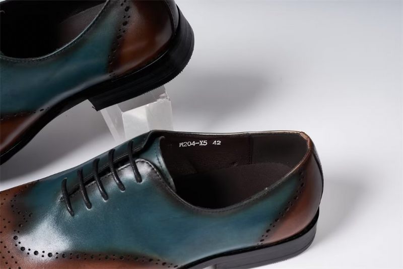 Formelle Herrenschuhe Distinguished-kleiderschuhe Für Herren - Blau