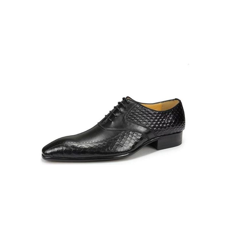 Formelle Herrenschuhe Edle Brogue-hochzeitsschuhe Aus Leder