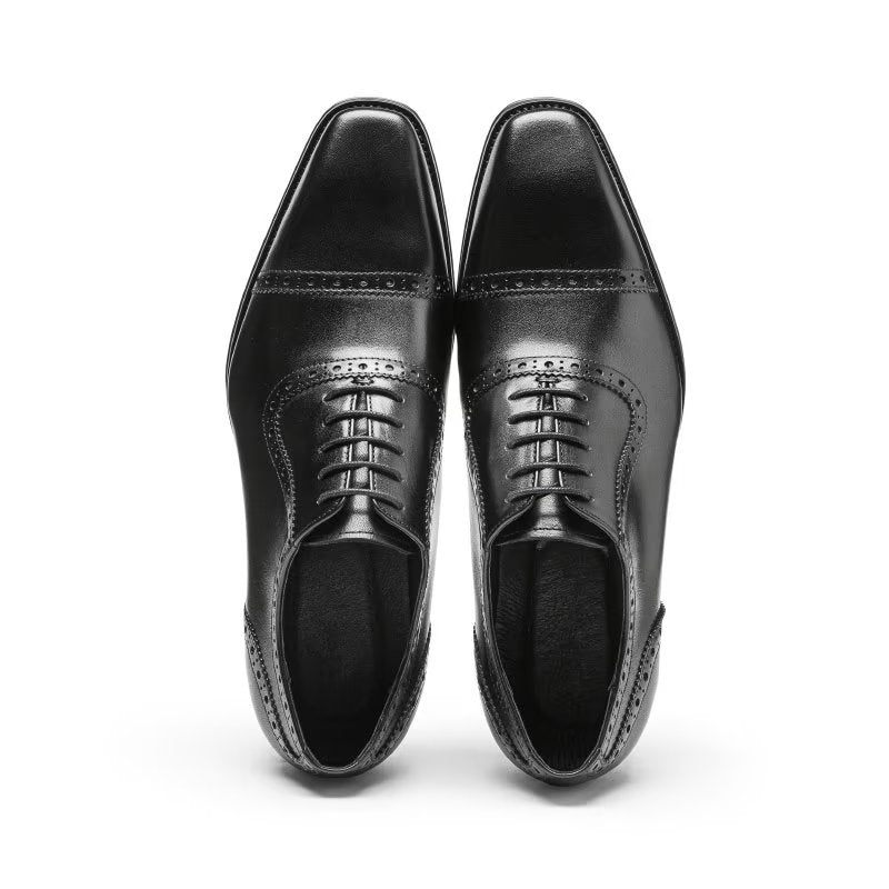 Formelle Herrenschuhe Edle Brogues - Schwarz