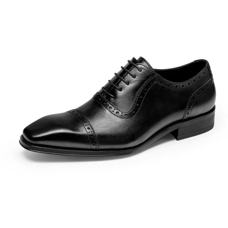 Formelle Herrenschuhe Edle Brogues - Schwarz