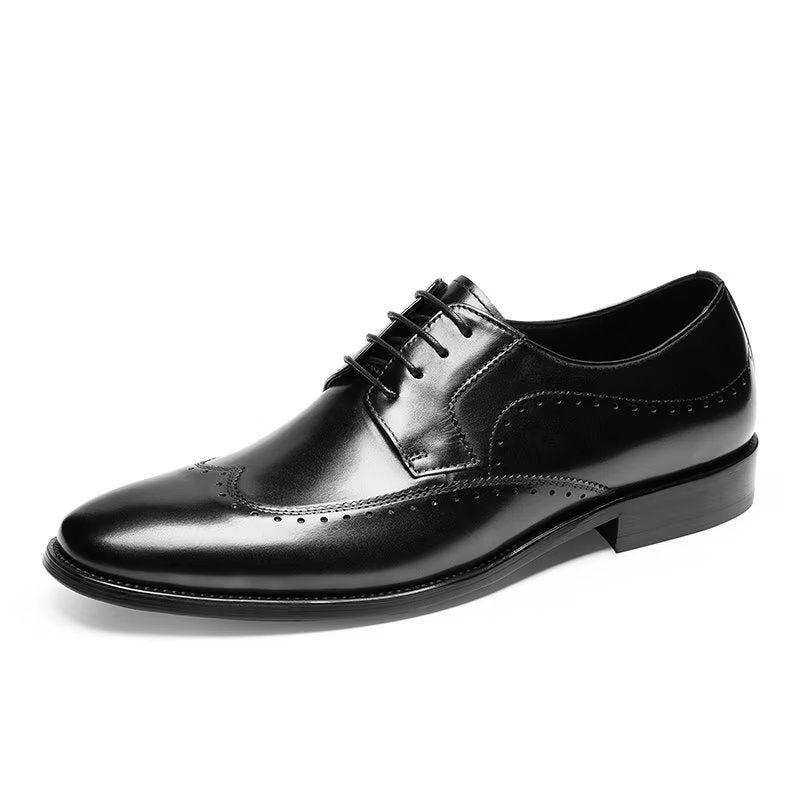 Formelle Herrenschuhe Edle Derby-schuhe - Schwarz