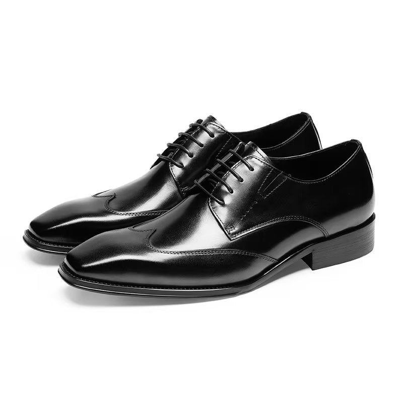 Formelle Herrenschuhe Edle Derby-schuhe - Schwarz