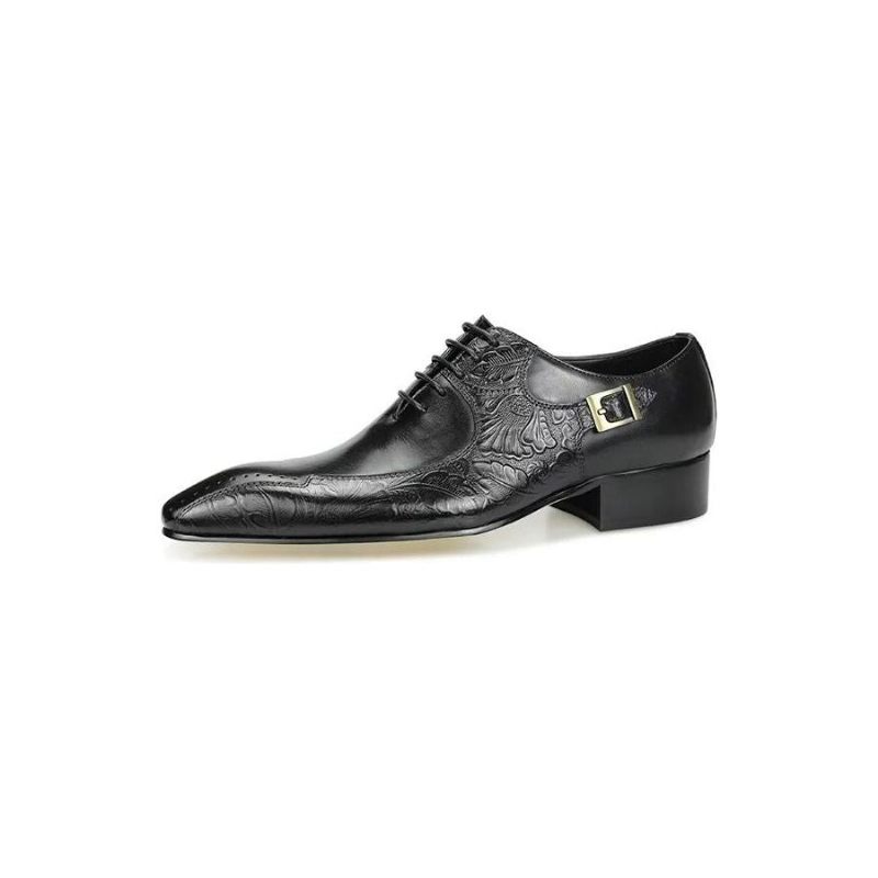 Formelle Herrenschuhe Edle Hochzeits-brogue-schuhe Aus Echtem Leder