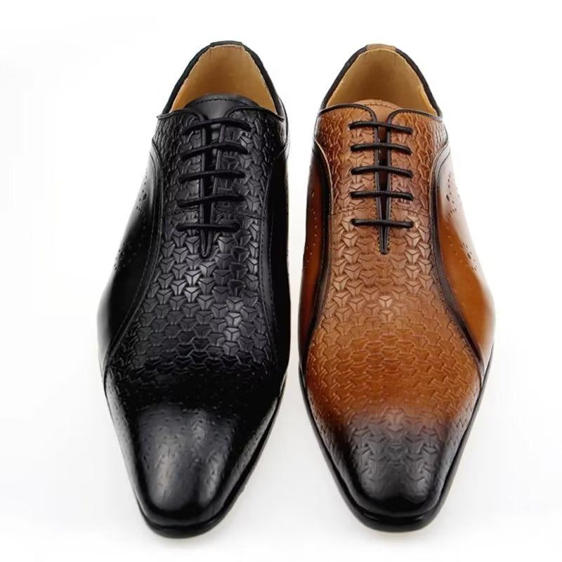 Formelle Herrenschuhe Edle Hochzeits-brogues - Schwarz