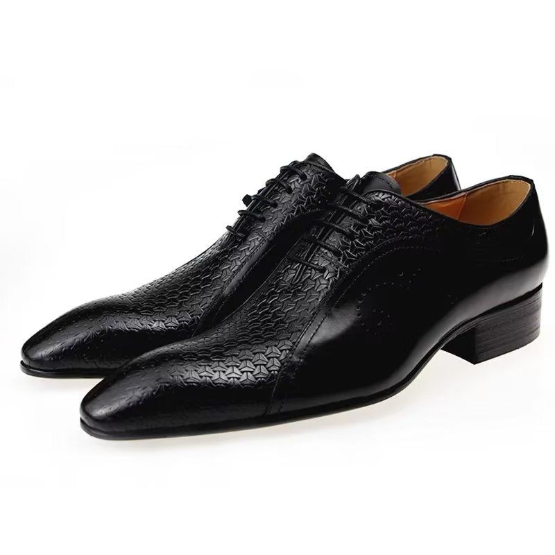 Formelle Herrenschuhe Edle Hochzeits-brogues - Schwarz