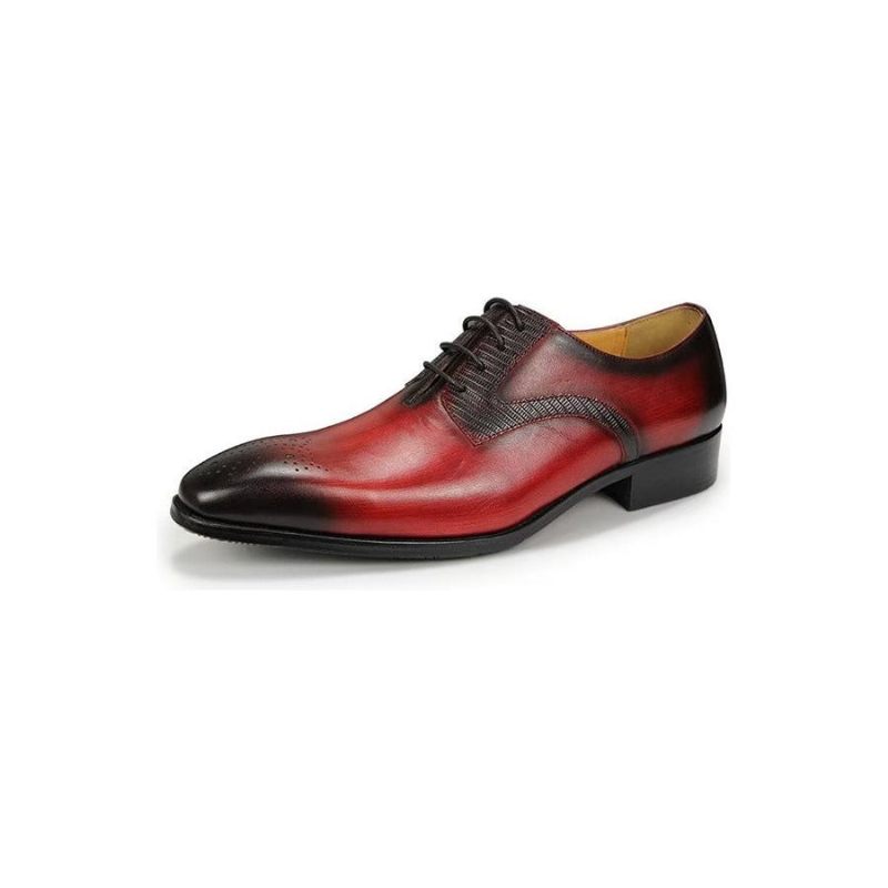 Formelle Herrenschuhe Elegante Hochzeits-brogues - Rot