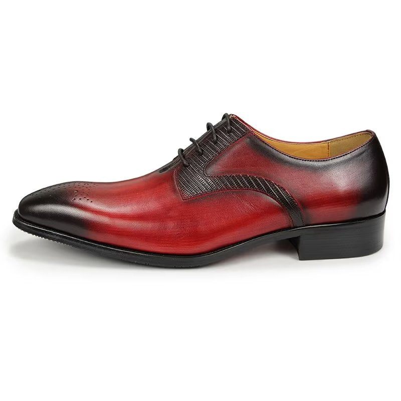 Formelle Herrenschuhe Elegante Hochzeits-brogues - Rot