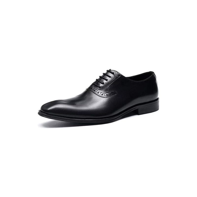 Formelle Herrenschuhe Elegante Oxford-schnürschuhe Aus Leder