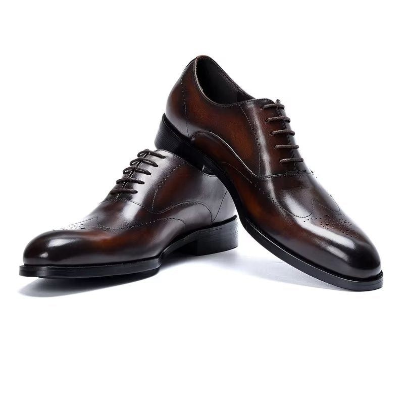 Formelle Herrenschuhe Elegante Oxford-schuhe - Kaffee