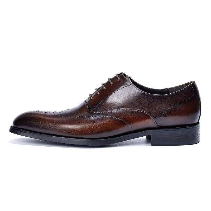 Formelle Herrenschuhe Elegante Oxford-schuhe - Kaffee