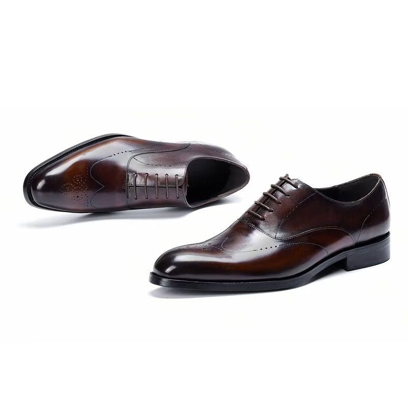 Formelle Herrenschuhe Elegante Oxford-schuhe - Kaffee