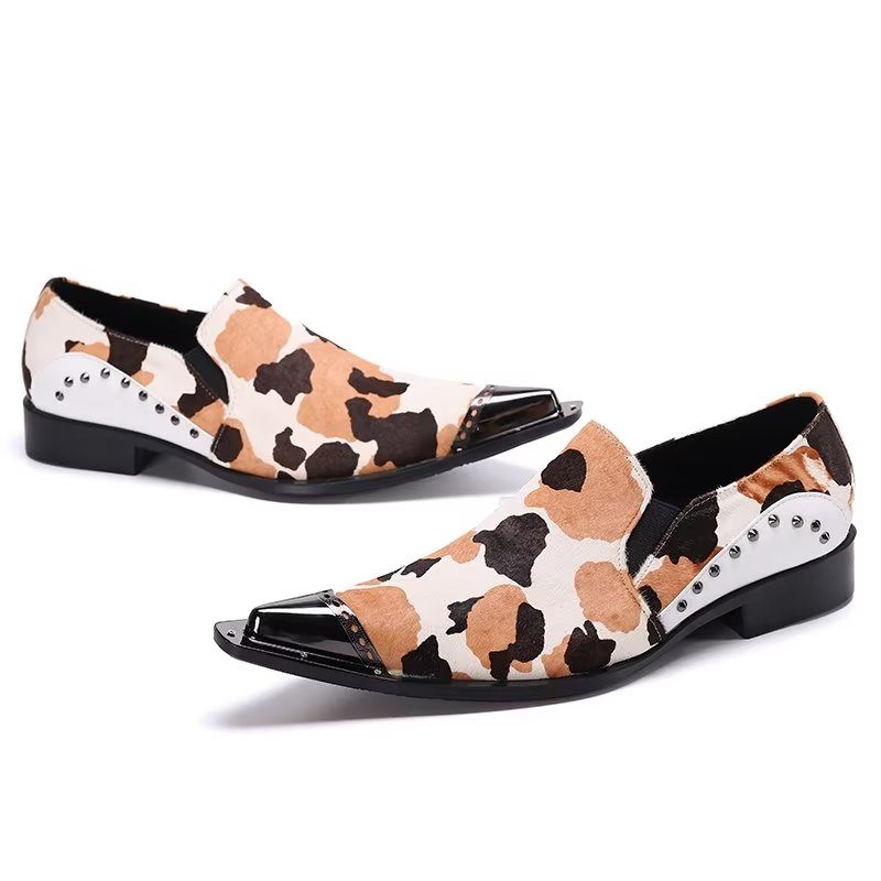 Formelle Herrenschuhe Elegante Slip-on-schuhe - Weiß