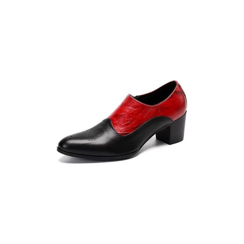 Formelle Herrenschuhe Elegante Slip-on-schuhe - Rot