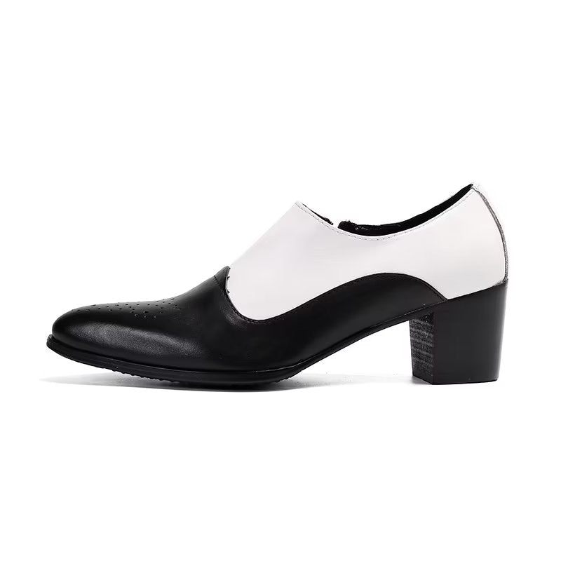 Formelle Herrenschuhe Elegante Slip-on-schuhe - Schwarz