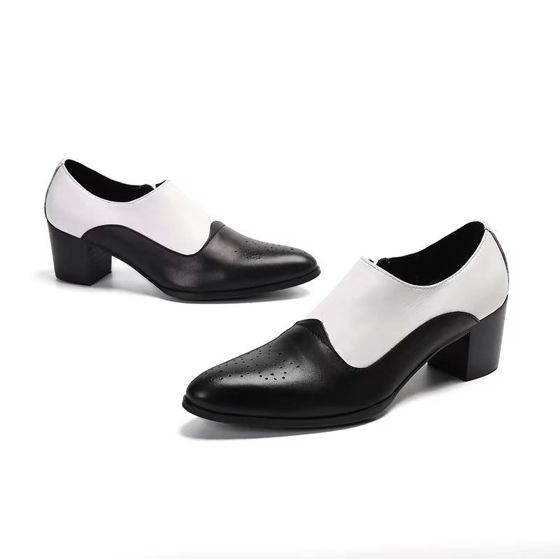 Formelle Herrenschuhe Elegante Slip-on-schuhe - Schwarz