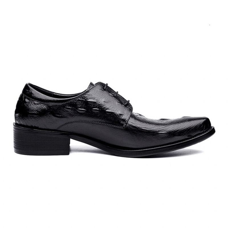 Formelle Herrenschuhe Executive-oxford-kleiderschuhe Zum Schnüren - Schwarz