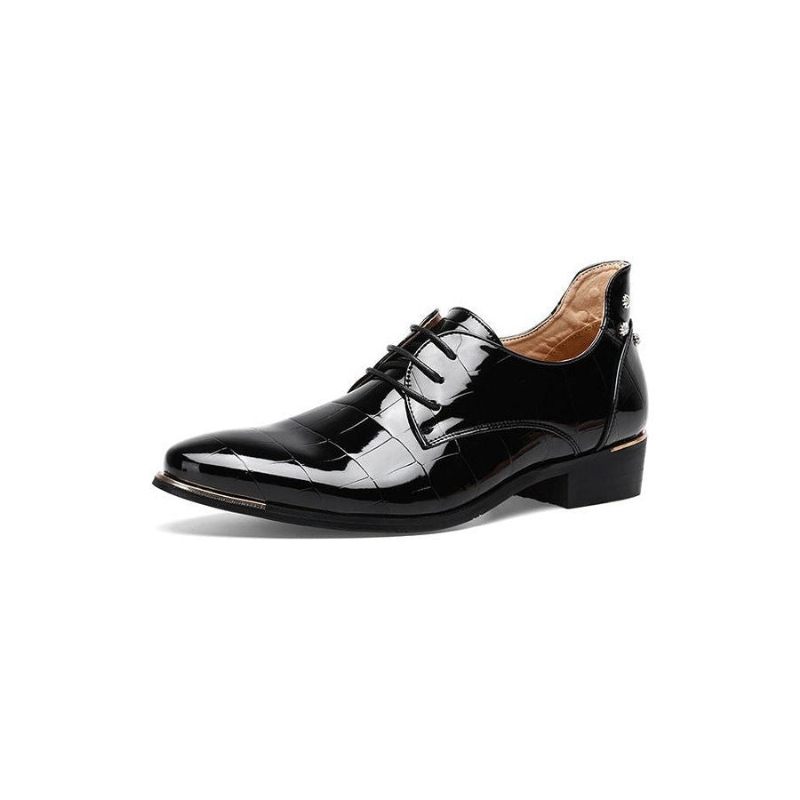 Formelle Herrenschuhe Exotische Brogue-kleiderschuhe Mit Schnürung