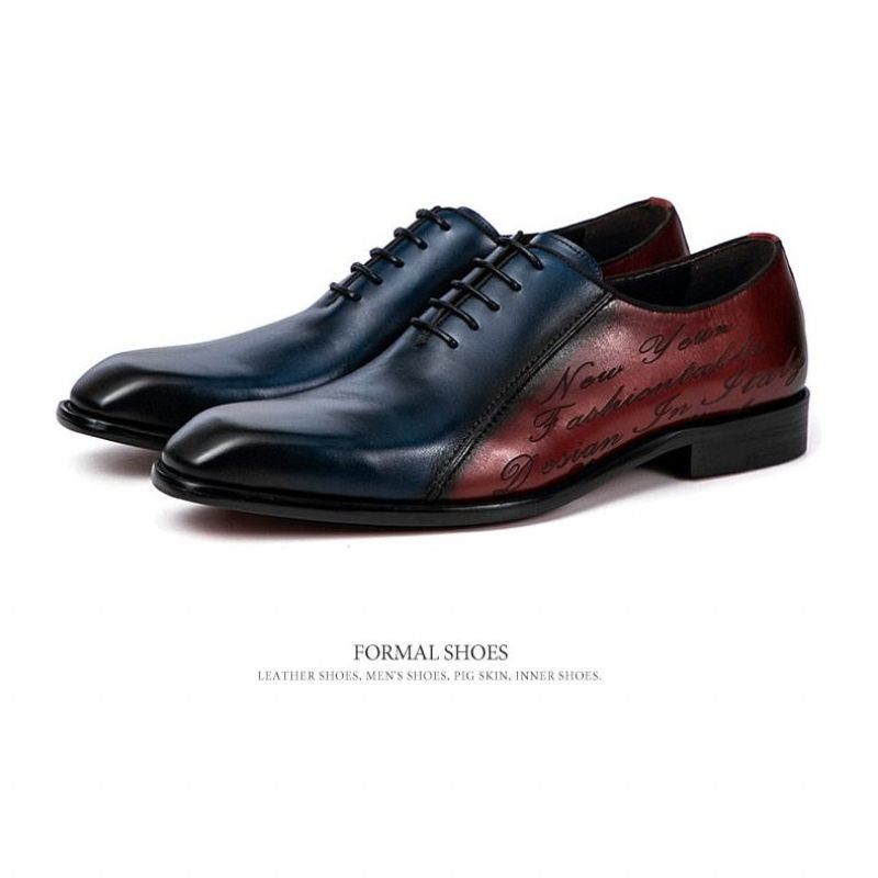 Formelle Herrenschuhe Exotische Brogue-schuhe - Burgunder