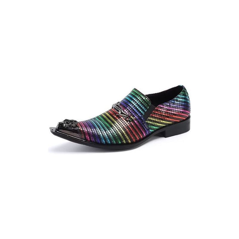 Formelle Herrenschuhe Exotische Eleganz Slip-on-schuhe Aus Echtem Leder