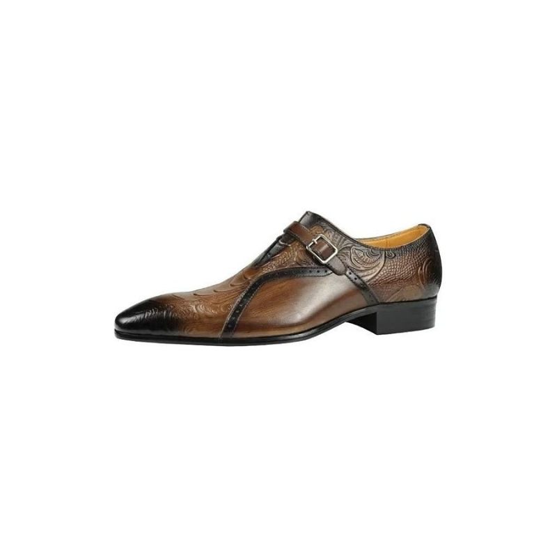 Formelle Herrenschuhe Exotische Hochzeits-brogue-schuhe Aus Echtem Leder