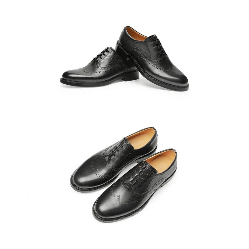 Formelle Herrenschuhe Exotische Oxford-schuhe - Schwarz