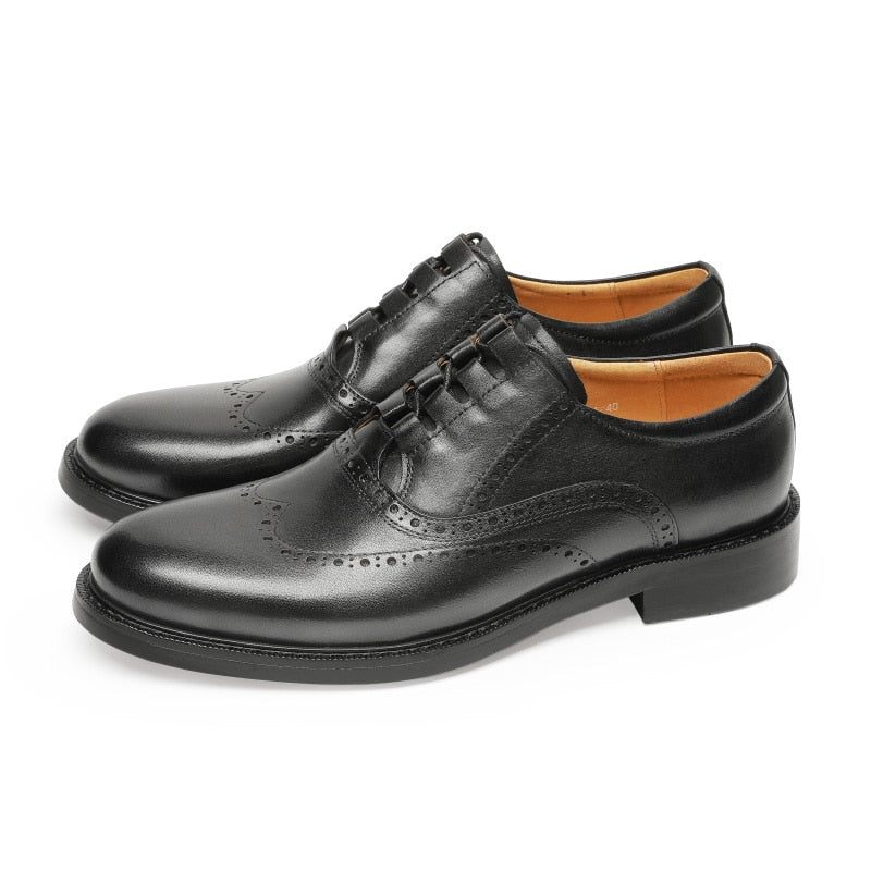 Formelle Herrenschuhe Exotische Oxford-schuhe - Schwarz