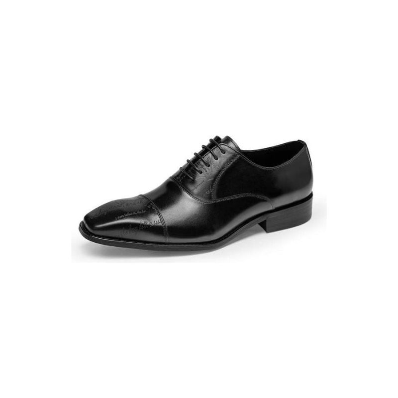 Formelle Herrenschuhe Exotische Oxford-schuhe Aus Rindsleder