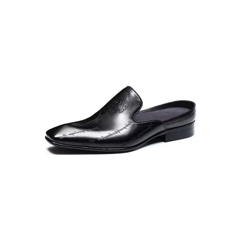 Formelle Herrenschuhe Exotische Slip-on-schuhe - Schwarz