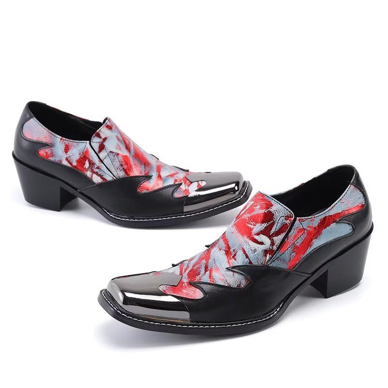 Formelle Herrenschuhe Exotische Slip-on-schuhe - Schwarz