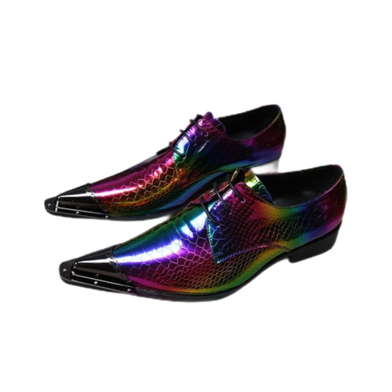 Formelle Herrenschuhe Exquisite Abendschuhe Mit Spitzer Zehenpartie - Exotisch