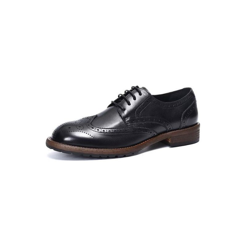 Formelle Herrenschuhe Exquisite Brogues - Schwarz