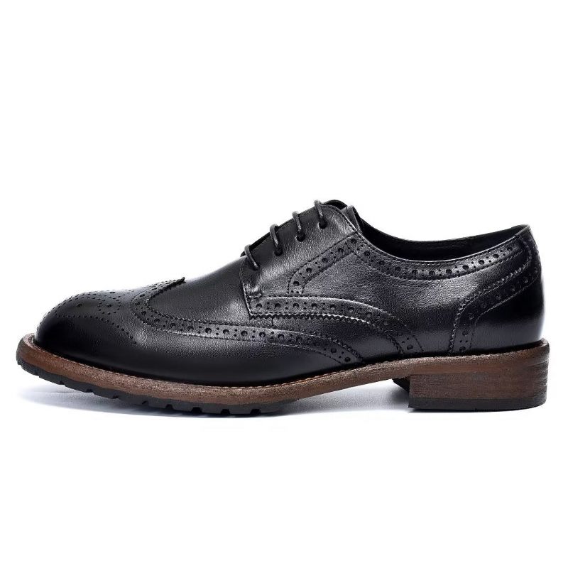 Formelle Herrenschuhe Exquisite Brogues - Schwarz