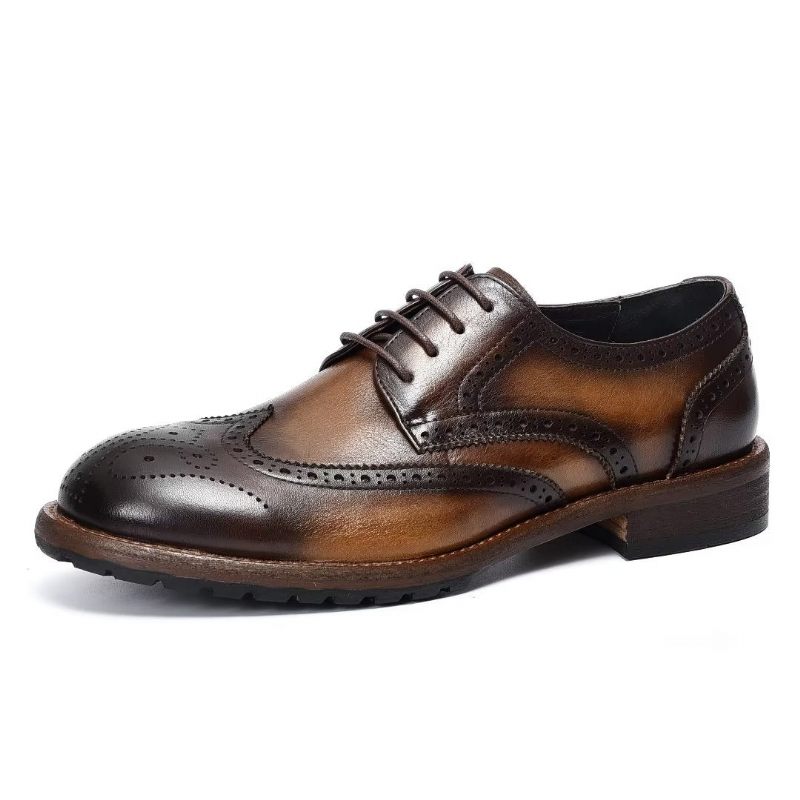 Formelle Herrenschuhe Exquisite Brogues - Kaffee