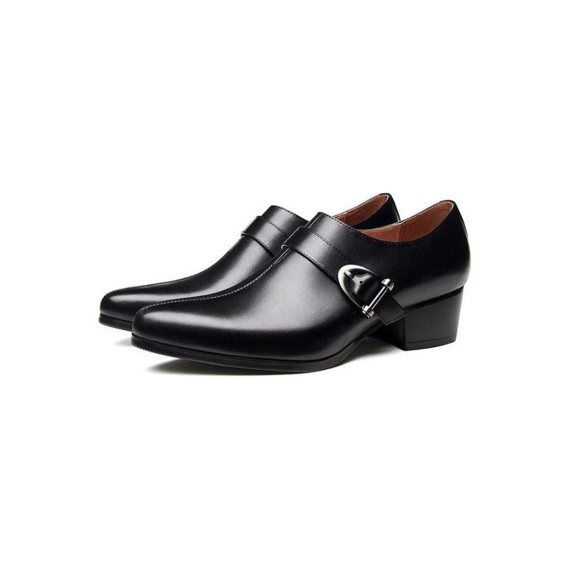 Formelle Herrenschuhe Exquisite Monkstrap-kleiderschuhe Aus Leder