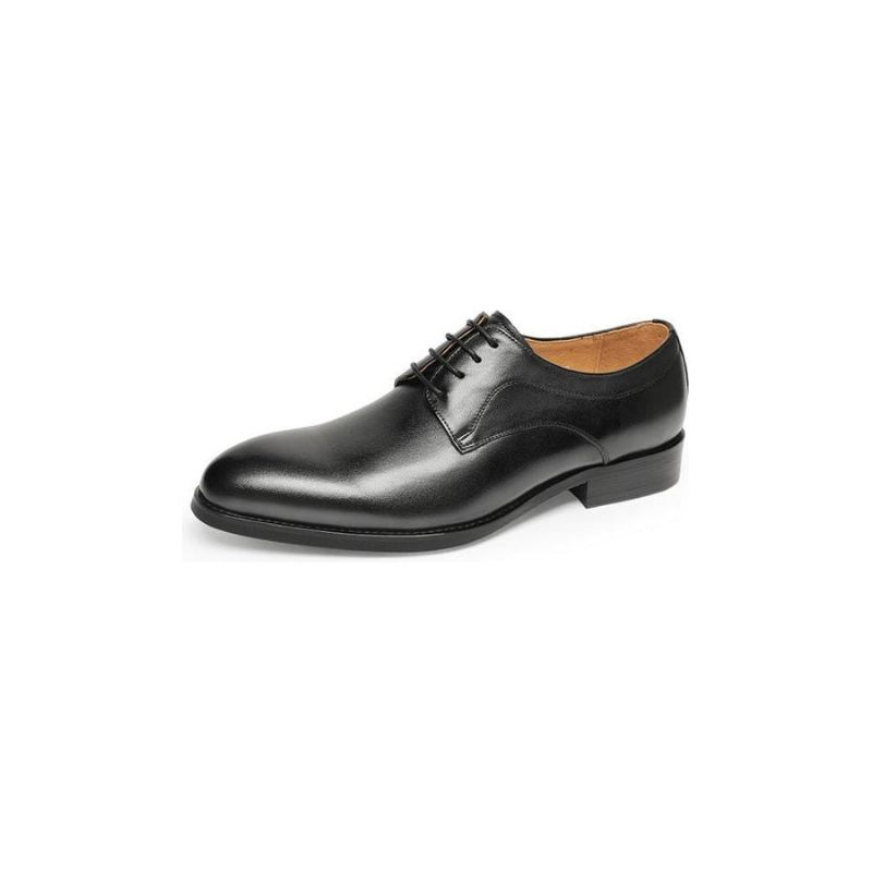 Formelle Herrenschuhe Für Hochzeiten Luxuriöse Spitze Oxfords Aus Exotischem Leder - Schwarz