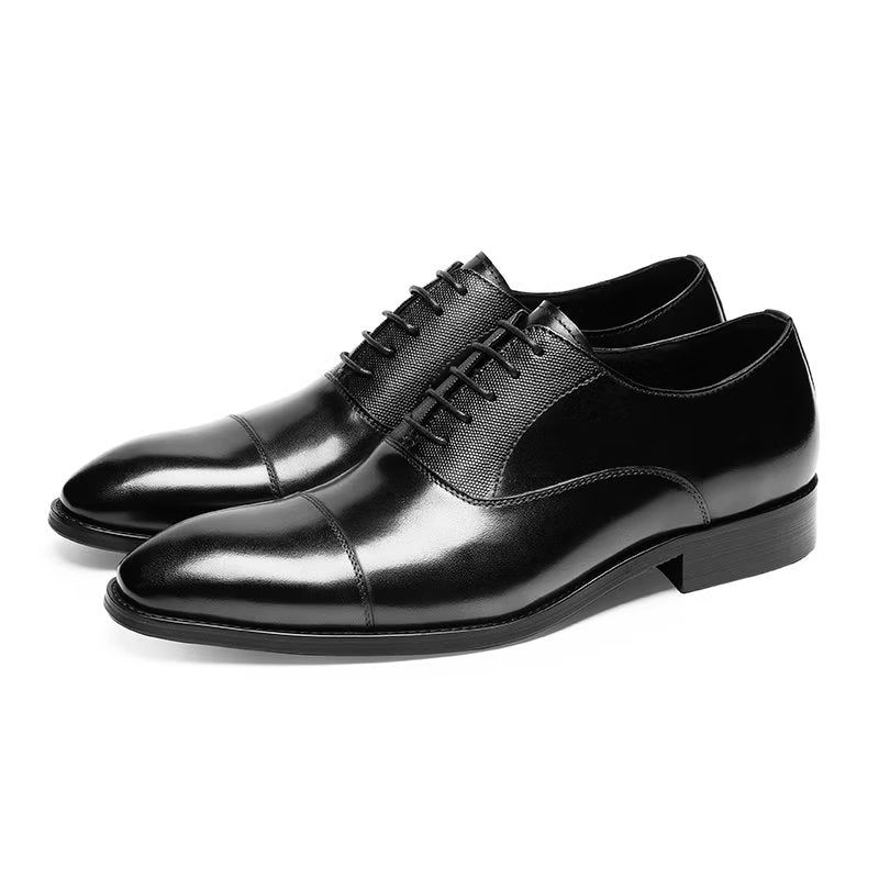 Formelle Herrenschuhe Glatte Oxford-schuhe - Schwarz